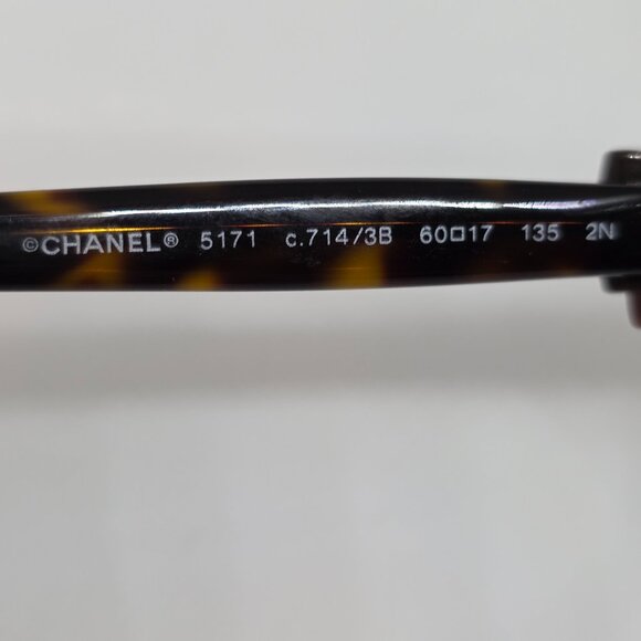 Chanel Acetate Bow CC Sunglasses — Model 5171, Tortoise / Brown Gradient
